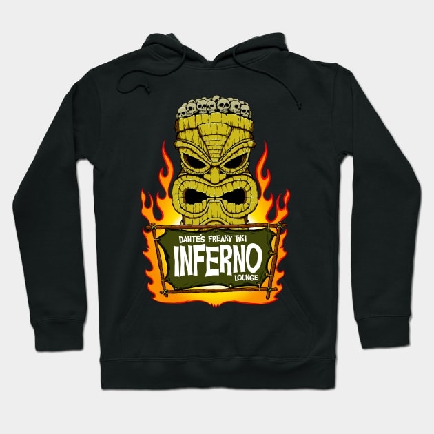 Dante's Freaky Tiki Inferno Lounge Hoodie by ElScorcho